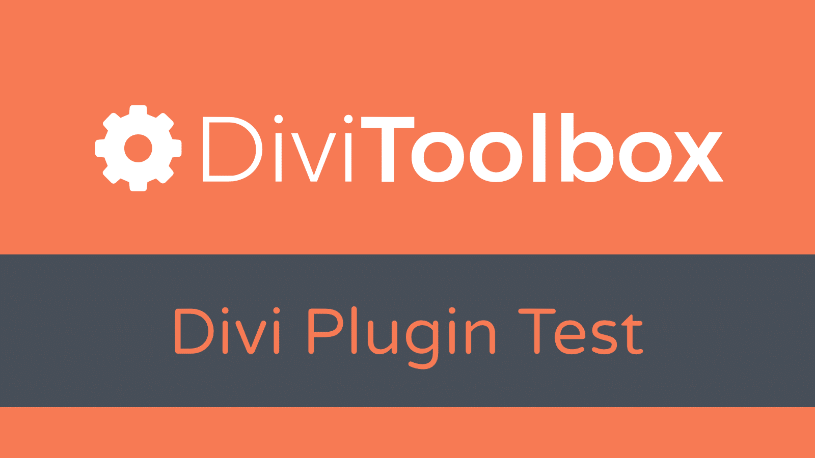 Divi Toolbox Plugin Test