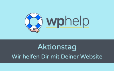 Aktionstag: Wir unterstützen Dich mit Divi und Deiner Website!