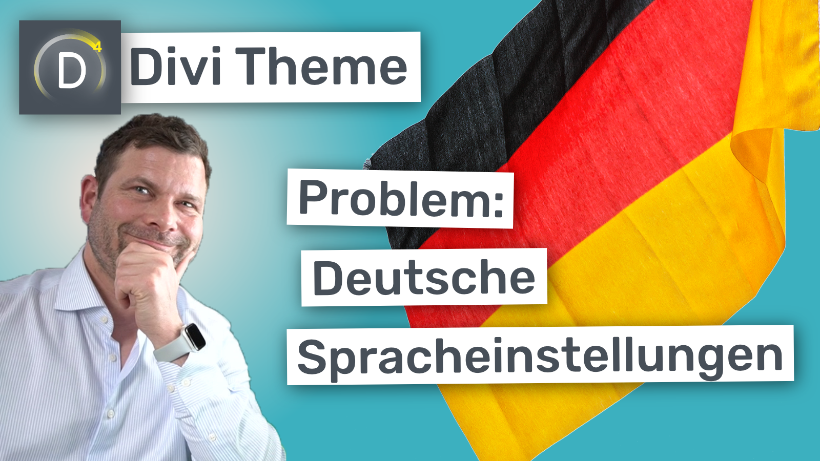 Divi Theme Problem: Sprache Deutsch
