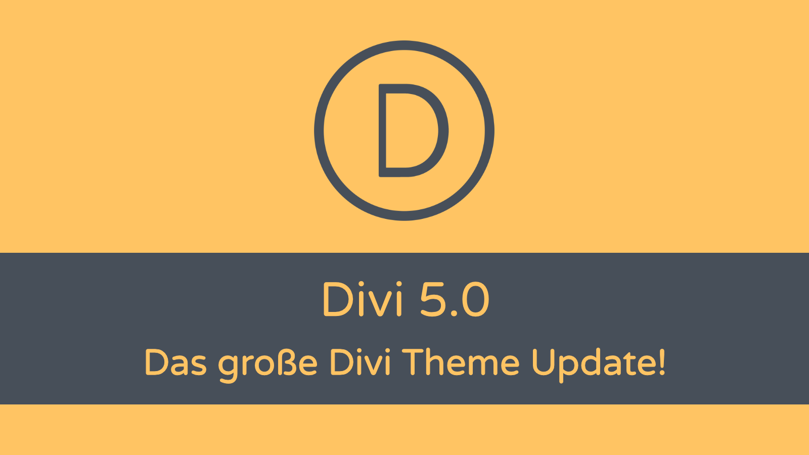 Divi 5.0 Theme Update