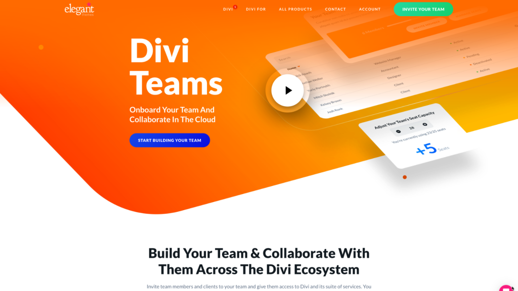 Divi Teams